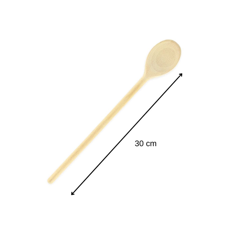 Ensemble de 2 Cuillères de cuisine en bois 30 cm Fackelmann Wood Edition