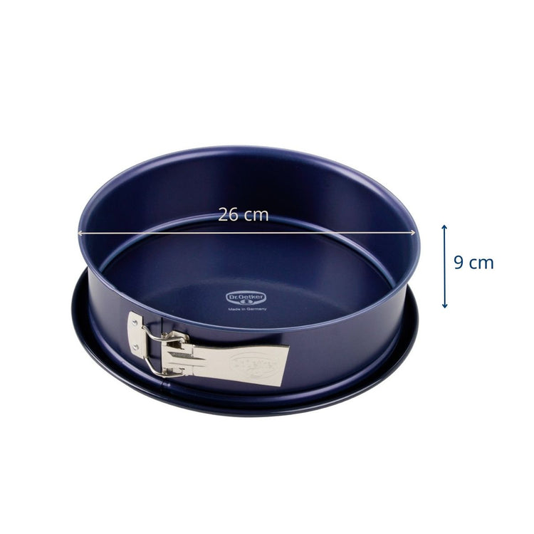 Lot de 2 moules à gâteaux 26/26 cm en acier Dr Oetker Back-Liebe