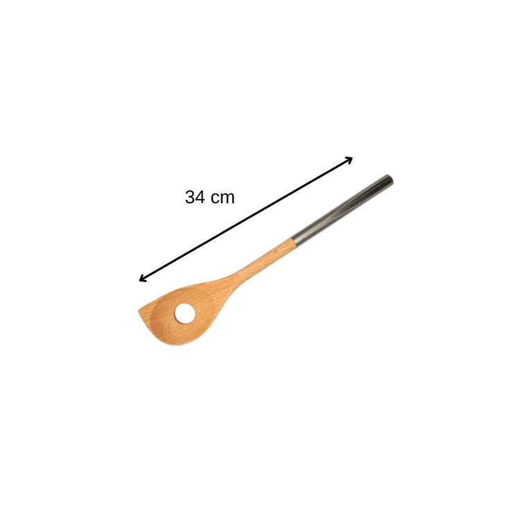 Set de 2 ustensiles de cuisine cuillère en bois Fackelmann Boisselerie