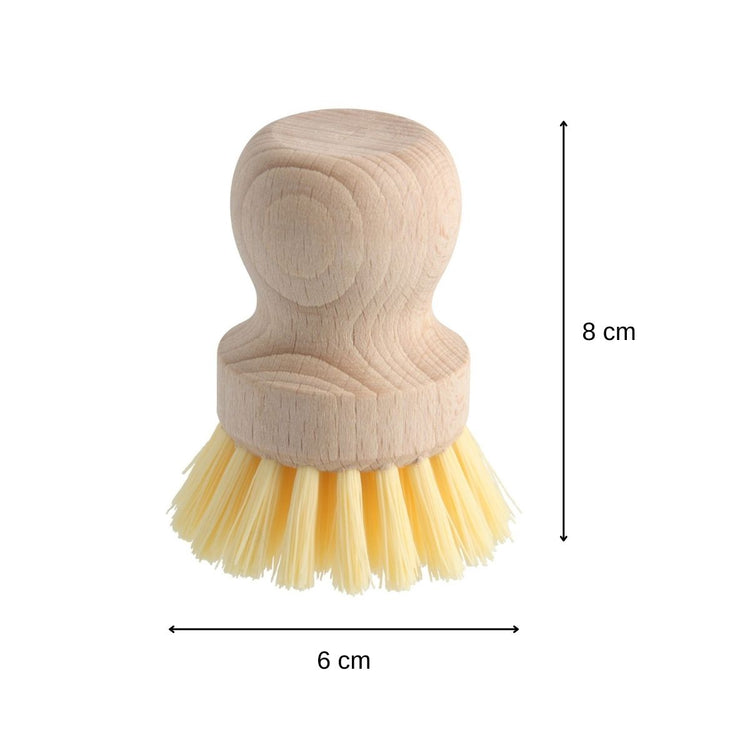 Set de 2 brosses à légumes en bois Fackelmann Nature FSC