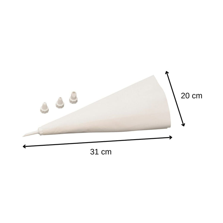 Set de 2 ustensiles de pâtisserie poche à douille avec embouts Zenker Smart Pastry