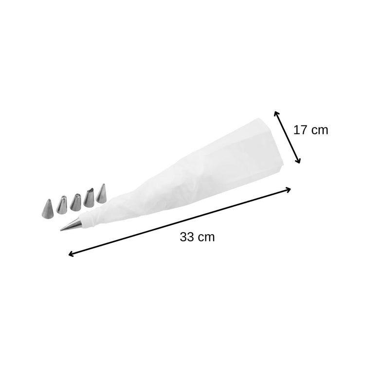 Set de 2 poches à douille avec embouts Zenker Smart Pastry