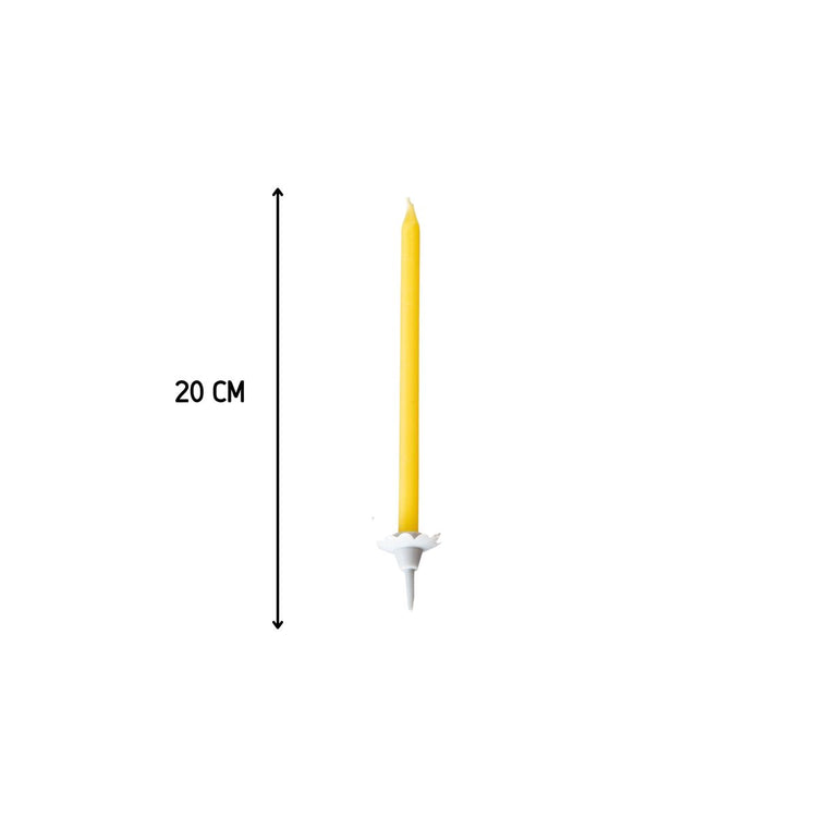 Lot de 2 bougies anniversaire Fackelmann Rio party