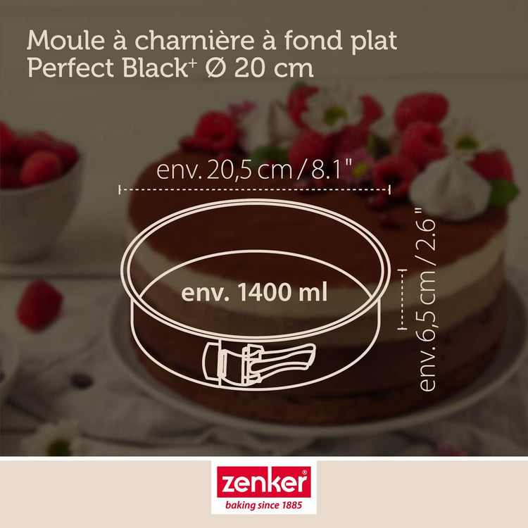 Moule à manqué à charnière 20 cm Zenker PerfectBack+