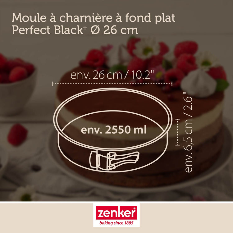 Moule à manqué à charnière 26 cm Zenker PerfectBack+