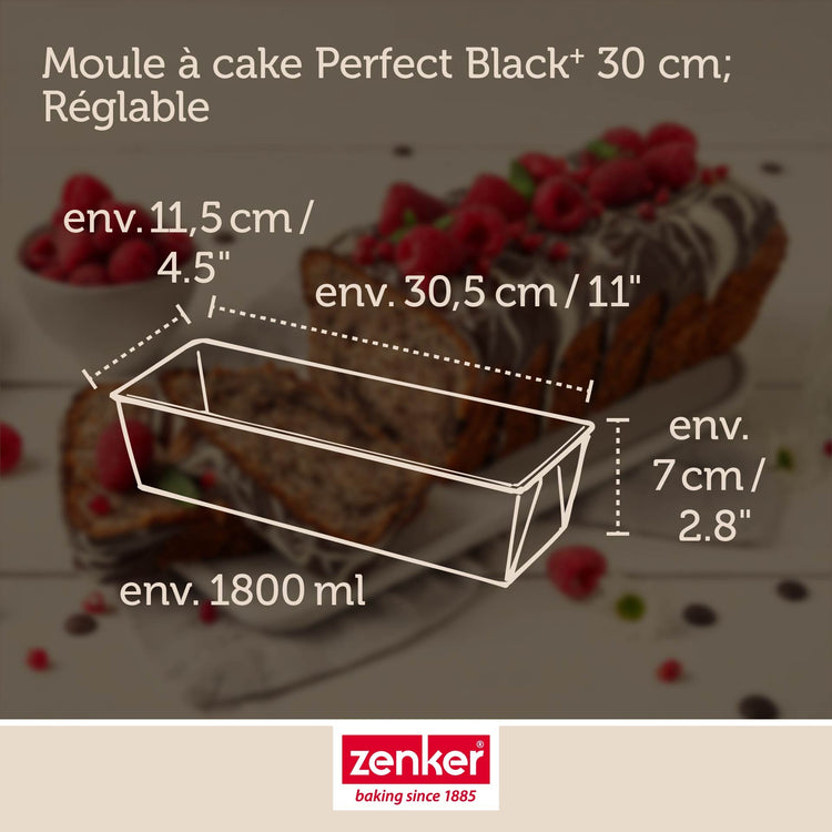 Moule à cake 30,5 x 11,5 x 7 cm Zenker PerfectBack+