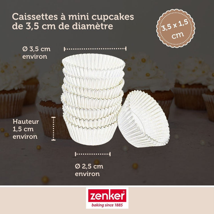 Lot de 100 barquettes alimentaires jetables 2,5 cm Zenker