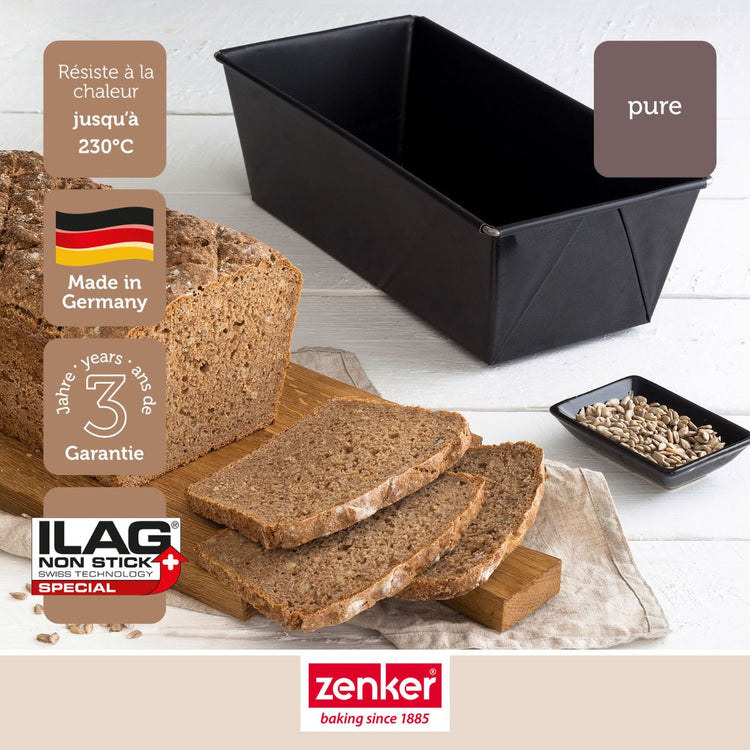 Set de 4 ustensiles de pâtisserie moule à gâteaux 2 bols et spatule Collection Zenker pure