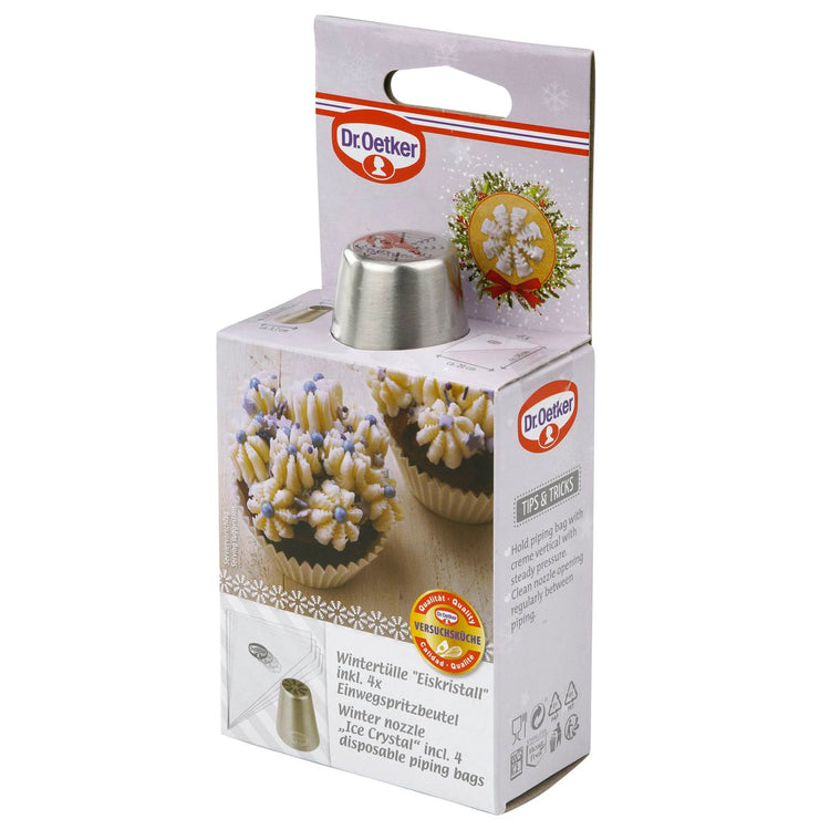 Set de 2 poche à douilles professionnelle inox Dr oetker Noël