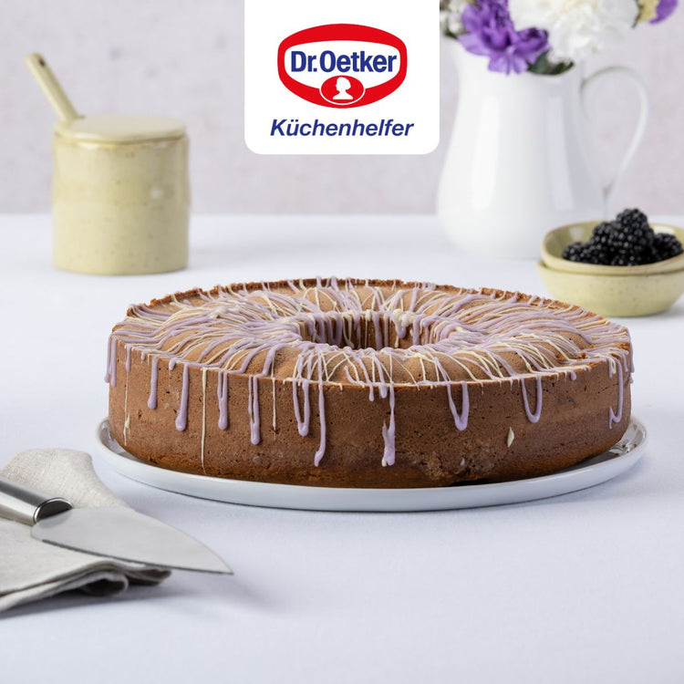 Ensemble de 2 Moules à manqué et savarin double fond 28 cm Dr. Oetker Back Liebe