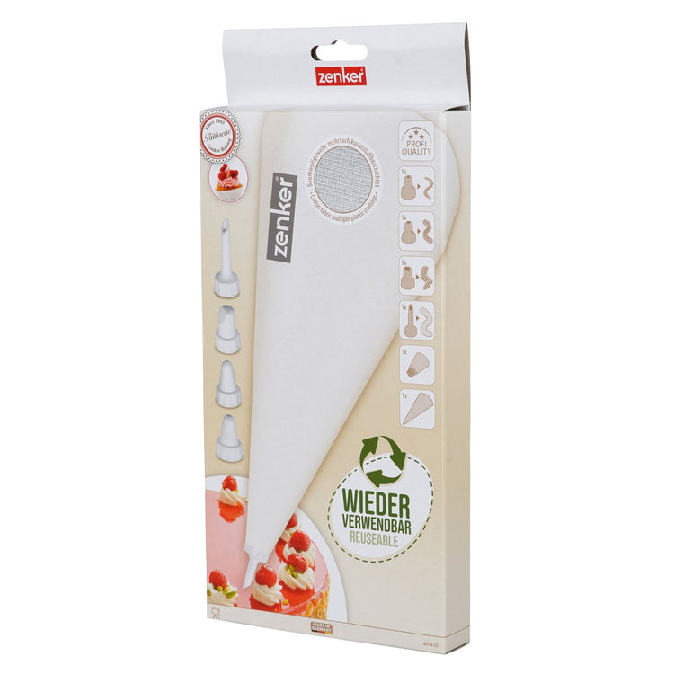 Set de 2 ustensiles de pâtisserie poche à douille avec embouts Zenker Smart Pastry