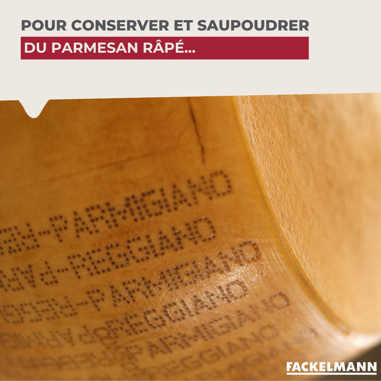 Saupoudreuse en verre pratique lot de 2, hauteur 14 cm Ø 7,5 cm Fackelmann Basic