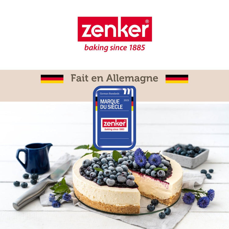 Lot de 2 moules à gâteaux 26/26 cm en acier Zenker Energy
