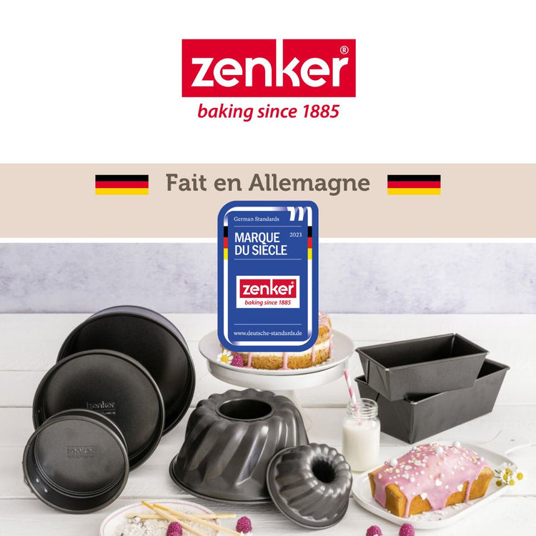 Lot de 2 moules à kouglof 18/18 cm en acier Spécial mini Spécial mini Zenker Spécial mini