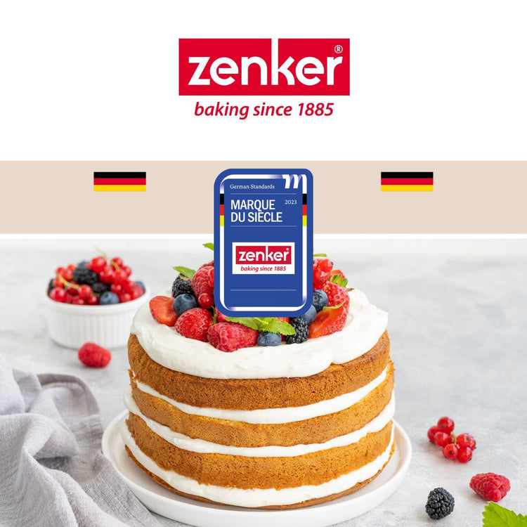 Lot de 2 cercles à pâtisserie 26/28 cm en inox Zenker Smart Pastry