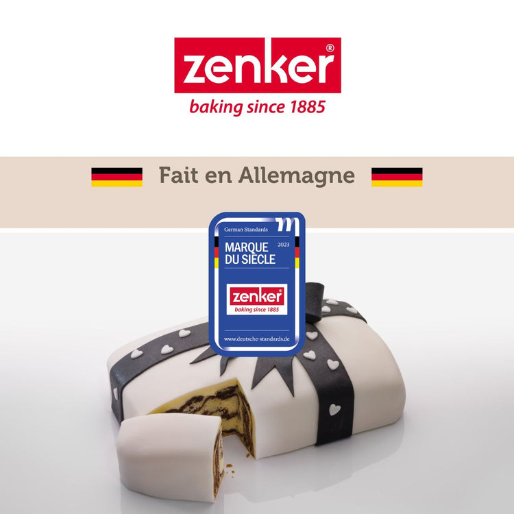 Lot de 2 moules à gâteaux rectangulaires 28/18 cm en acier Zenker Smart Pastry