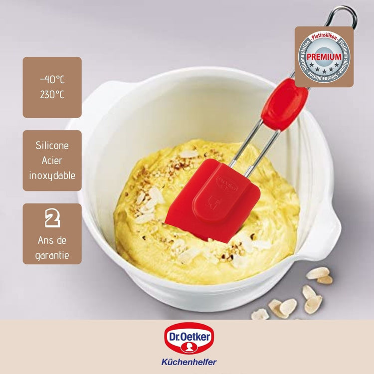 Set de 2 ustensiles de pâtisserie spatule silicone Dr Oetker Flexxibel Love