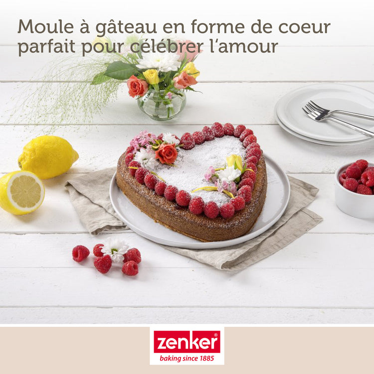 Lot de 2 moules à gâteaux 27/25 cm en acier Spécial créative Spécial créative Zenker Spécial créative