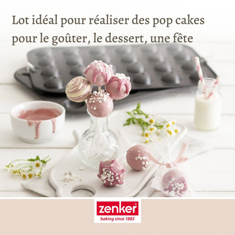 Lot de 2 moules à gâteaux 38,5/26,5 cm en acier Spécial créative Spécial créative Zenker Spécial créative