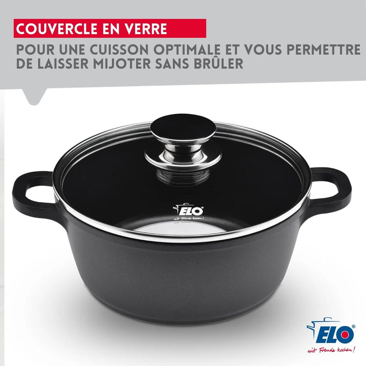 Faitout 16 cm sans PFAS Elo Alucast