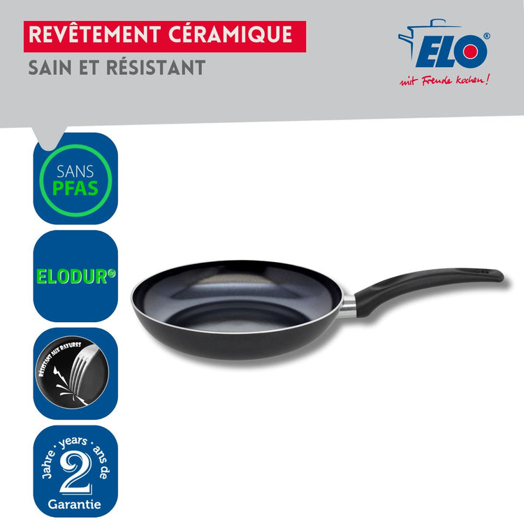 Poêle de cuisson avec revêtement céramique sans PFAS 20 cm Prima Cucina Elo