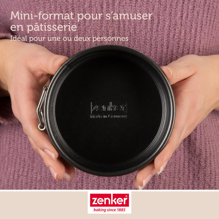 Lot de 2 petits moules à manqué à charnière 12 cm Zenker Special Mini