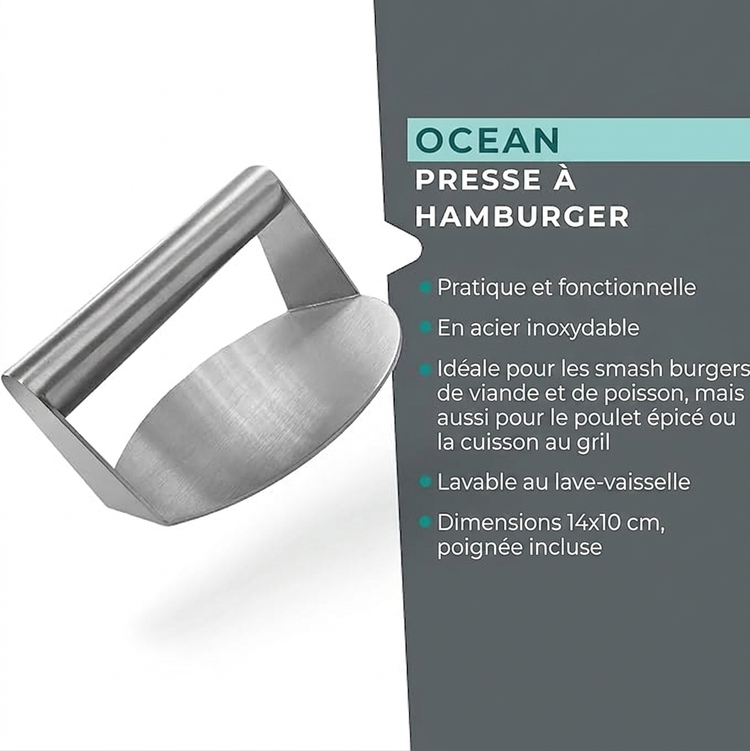 Presse à hamburger Fackelmann