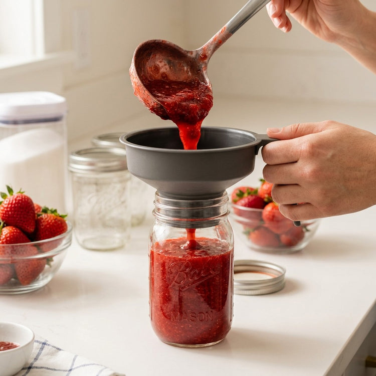 Entonnoir en plastique Fackelmann spécial confiture