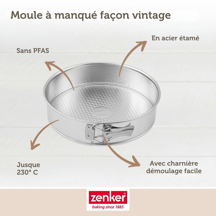 Moule à manqué à charnière 26,3 cm Zenker Silver