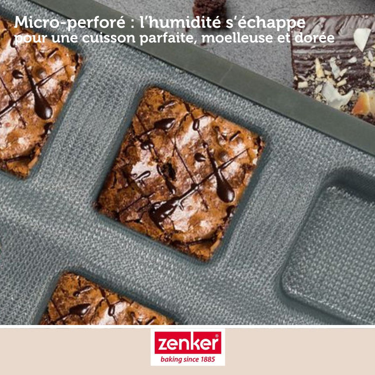 Moule à muffins 6 empreintes Zenker Silicone fibre de verre