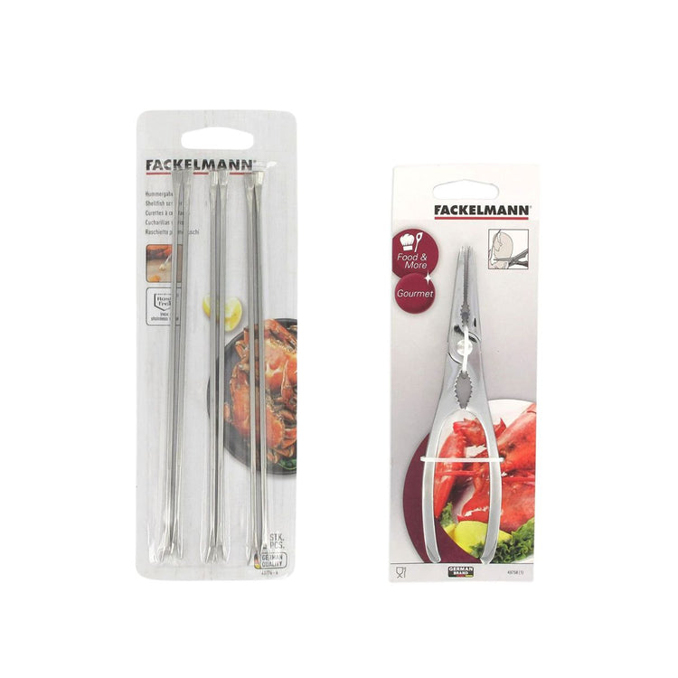 Ensemble de 2 ustensiles de cuisine pour crabes et homards Fackelmann Spécialités Culinaires