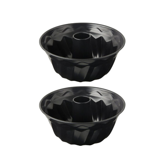 Lot de 2 moules à gâteaux 22 cm en acier Dr oetker Tradition