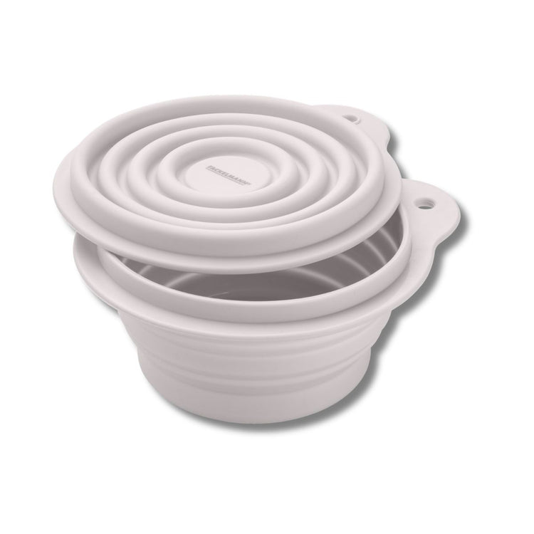 Boite à Snacks Pliable en Silicone Blanc Fackelmann Storage