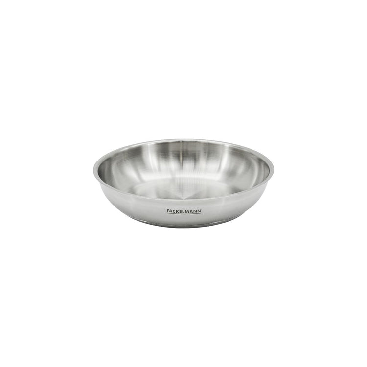 Poêle 24 cm en inox manche amovible Fackelmann InoGrip