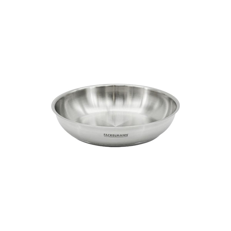 Poêle 28 cm en inox manche amovible Fackelmann InoGrip