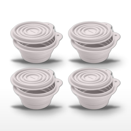 Lot de 4 lunch box 1L avec 4 ustensiles de cuisine Fackelmann Storage