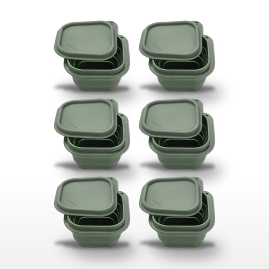 Lot de 6 boîtes hermétiques 13 cl avec 6 ustensiles de cuisine Fackelmann Storage