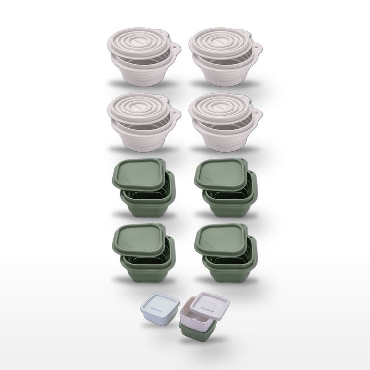 Lot de 11 boîtes hermétiques avec 3 boîtes à sauce Fackelmann Storage