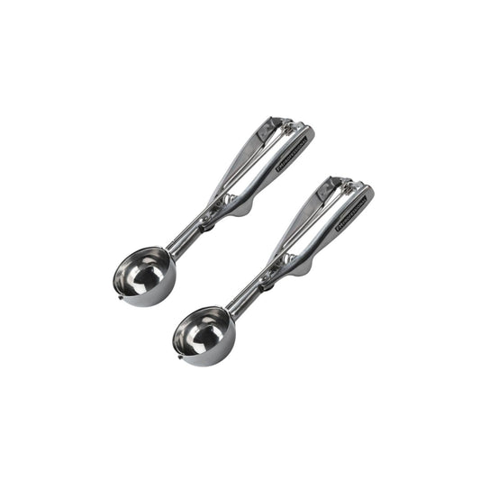 Set de 2 ustensiles de cuisine cuillère à glace inox FM Professional Divers
