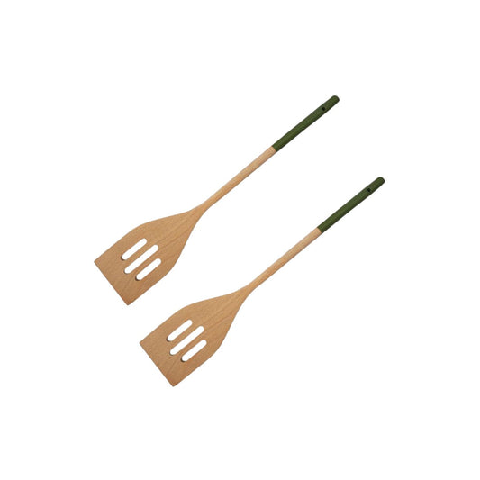 Set de 2 ustensiles de cuisine spatule en bois Fackelmann Boisselerie