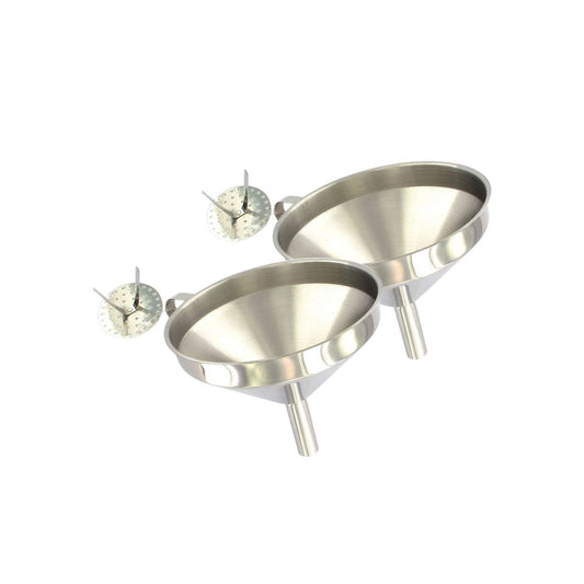 Set de 2 ustensiles de cuisine entonnoir inox Fackelmann Handmade Tradition
