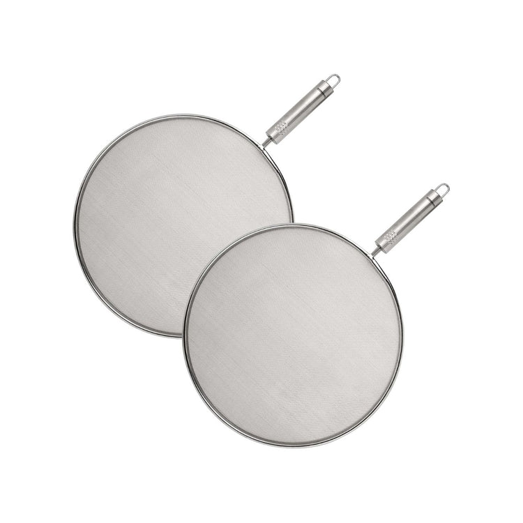 Set de 2 couvercles de cuisine 29/29 cm en acier inoxydable avec 2 ustensiles Fackelmann Basic