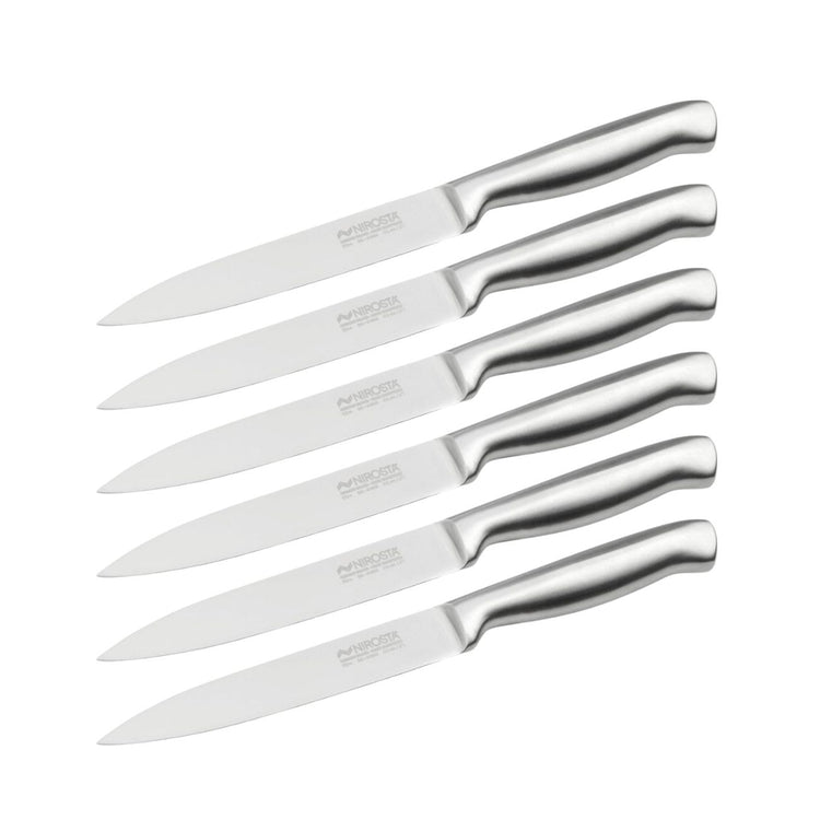 Set de 6 couteaux de cuisine 24 cm en inox Nirosta Star