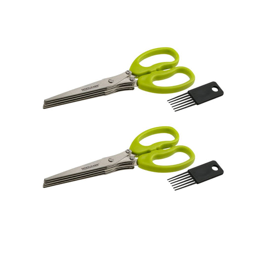 Set de 2 ciseaux pour herbes aromatiques en plastique et inox Fackelmann Basic