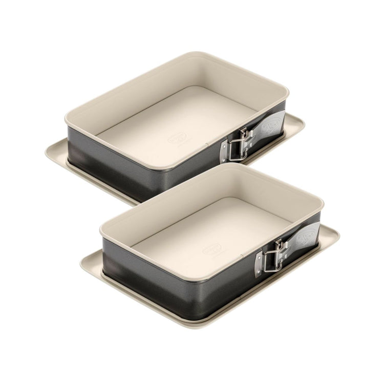 Lot de 2 moules à gâteaux 28/18 cm en acier Dr oetker Back-trend