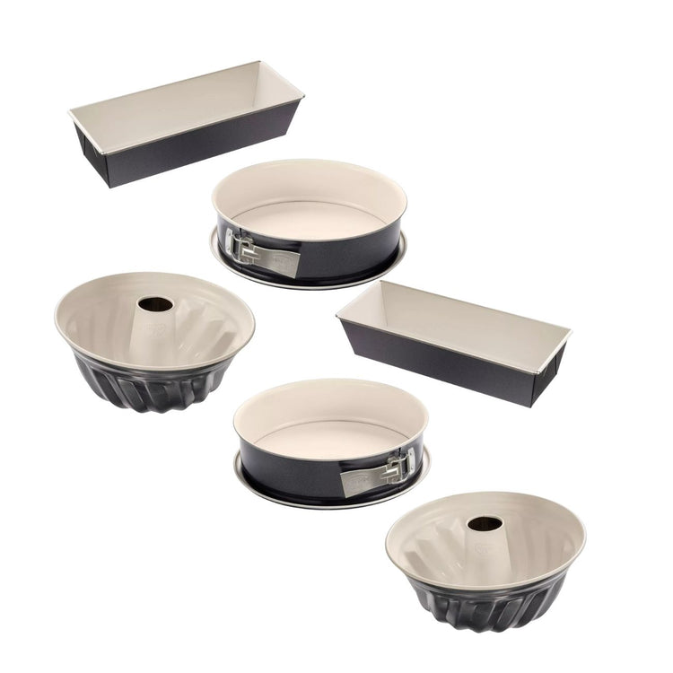 Lot de 2 moules à gâteaux Ø 22/26 cm en acier et céramique Dr oetker Back-trend