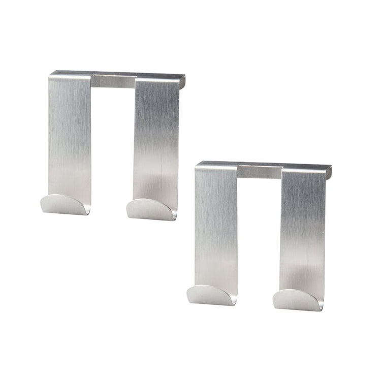 Lot de 2 crochets muraux en métal Fackelmann Tecno