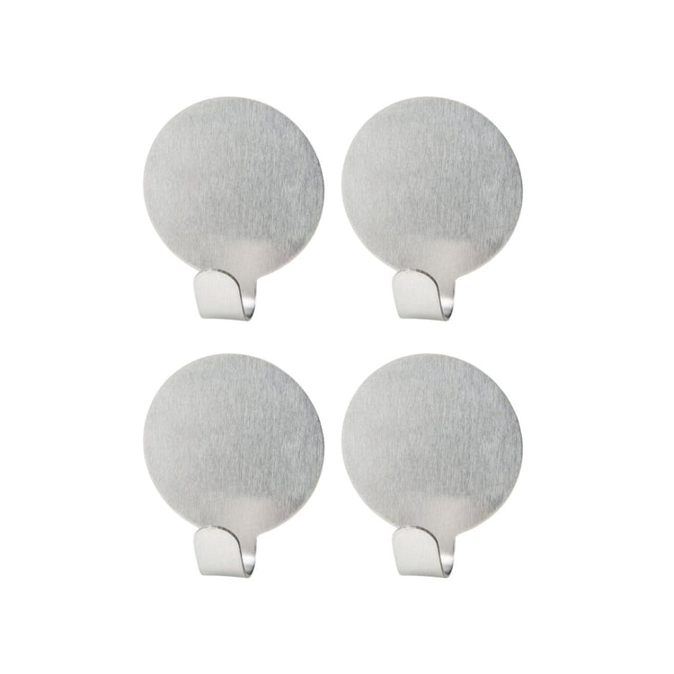 Lot de 4 crochets adhésifs muraux Fackelmann Tecno