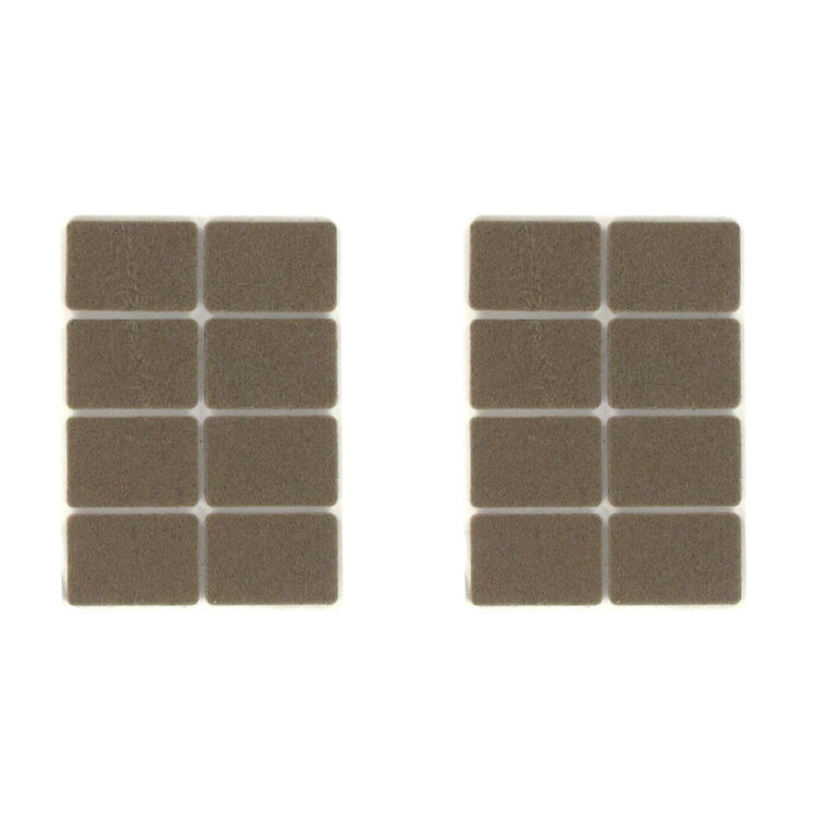 Feutres adhésifs lot de 2 patins de chaise feutre dimensions 3,5 x 2,4 x 0,8 cm Fackelmann Tecno