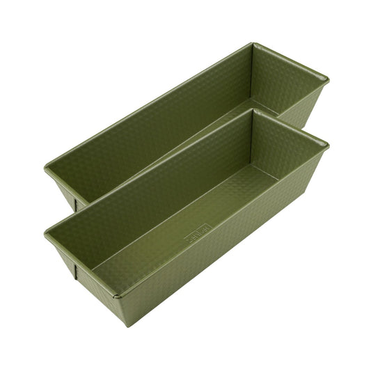 Lot de 2 moules à gâteaux 30/30 cm en acier Zenker Green Vision